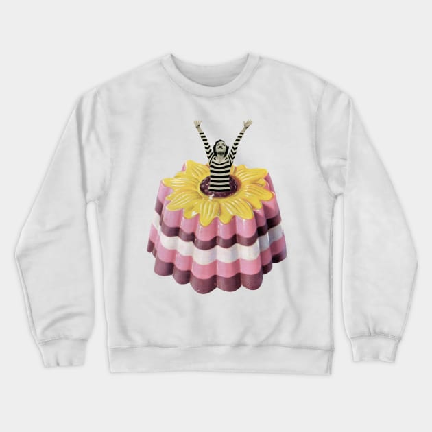 Blancmange Surprise Crewneck Sweatshirt by Cassia